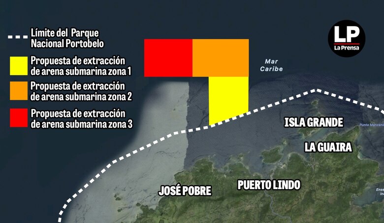 Masivo rechazo a extracción de arena en Portobelo; daño ecológico sería irreversible