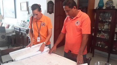 Sinaproc inspecciona losa en piso 14 del P.H. Crystal