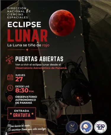 Esta noche: Horarios y recomendaciones para ver el eclipse lunar este jueves 27 de agosto