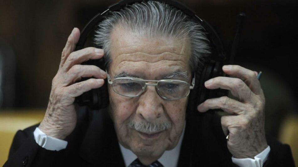 Muere exdictador guatemalteco Ríos Montt acusado de genocidio