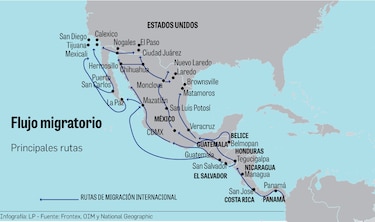 Las rutas de América donde mueren sueños y migrantes