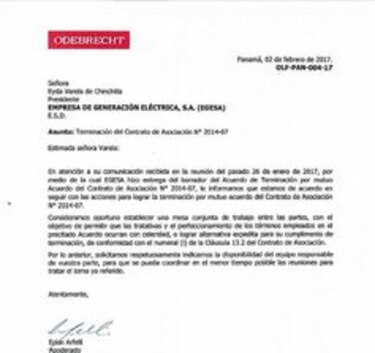 Ejecutivo de Odebrecht Perú negocia con Panamá