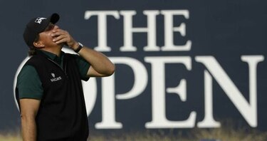 Mickelson, primer líder en el Abierto Británico de golf