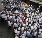 Marchan por la paz en la provincia de Colón