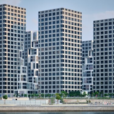 Edificios Pixel: torres colosales inspiradas en ‘partículas’ digitales