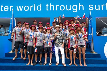 Panamá se destaca en el Mundial Jr. de Surf de El Salvador