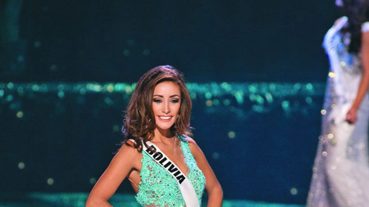 Claudia Tavel, Miss Bolivia.
