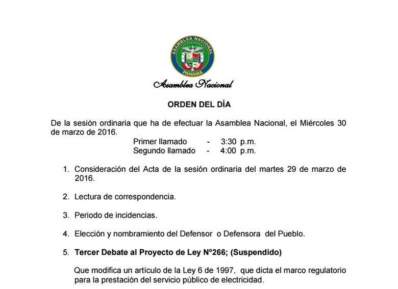 Pleno de la Asamblea elegirá esta tarde al nuevo defensor del pueblo