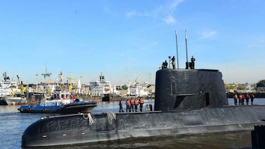 Sin rastros del submarino argentino perdido en el Atlántico Sur