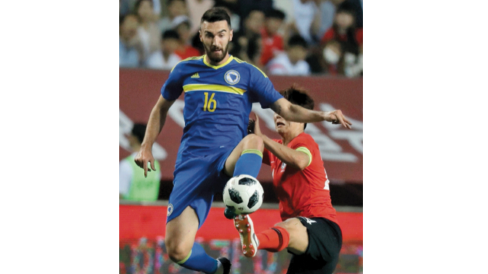 Corea del Sur cae 3-1 en casa ante Bosnia en su preparación para Rusia