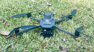 Drones para la restauración forestal en río Indio