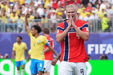 Brasil sucumbe ante Haaland y se despide en octavos