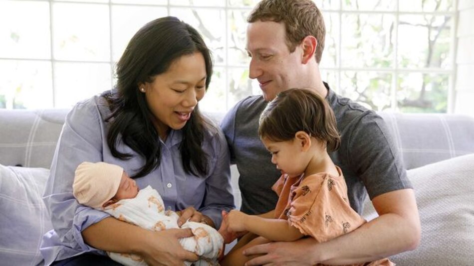 Mark Zuckerberg anuncia en Facebook el nacimiento de su segunda hija