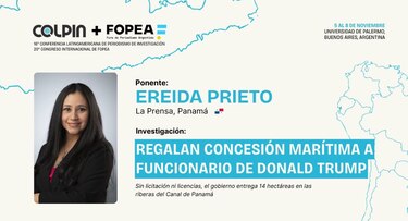 La Prensa presentará la investigación sobre la marina privada de Louis Sola en Amador, en la conferencia de periodismo Colpin