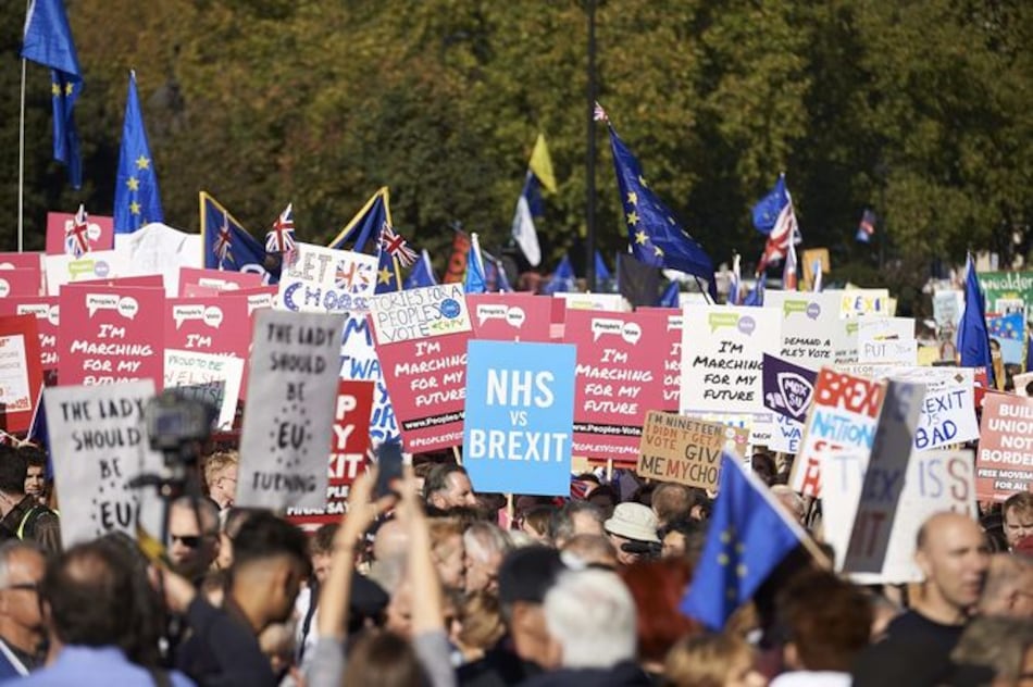 Más de medio millón de personas protestan por el 'brexit'