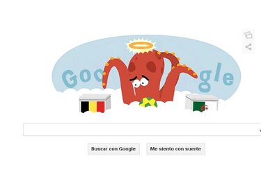 Google resucita al pulpo Paul por el Mundial