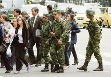 bogotá militarizada
