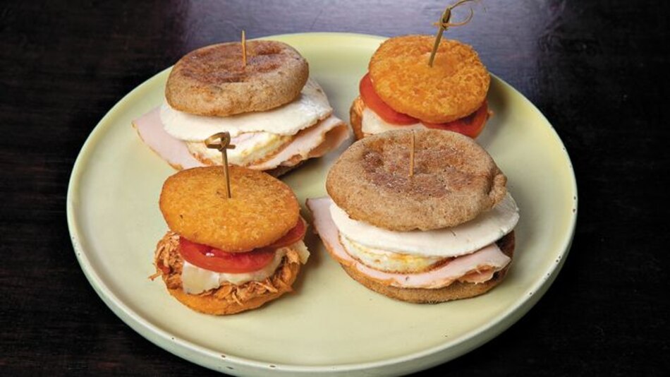 Tortilla de maíz vs ‘English muffin sandwich’