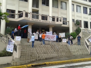 Protesta en la Corte Suprema de Justicia