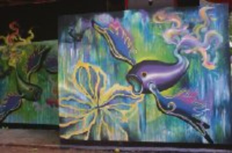 Pintura y arte sobre las bancas