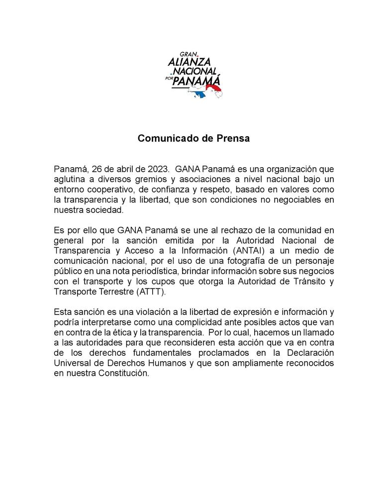 Gremios periodísticos reciben la multa de la Antai a La Prensa ‘con suma preocupación’
