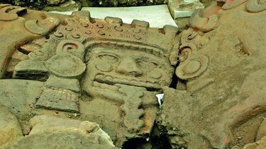 Hallazgo de cráneos y cultura azteca