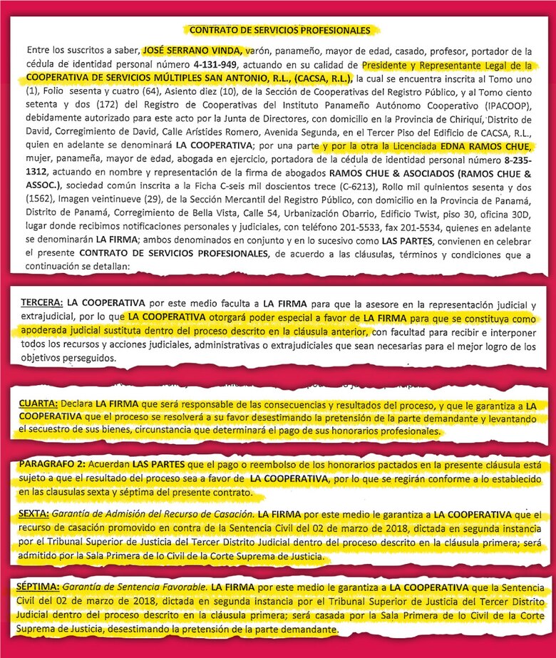 Presidente de Cacsa es desmentido por abogada Edna Ramos
