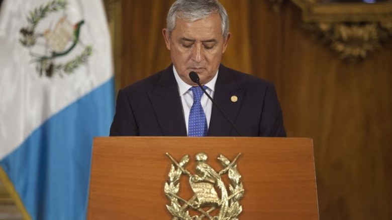 Otto Pérez Molina renuncia tras orden de aprehensión