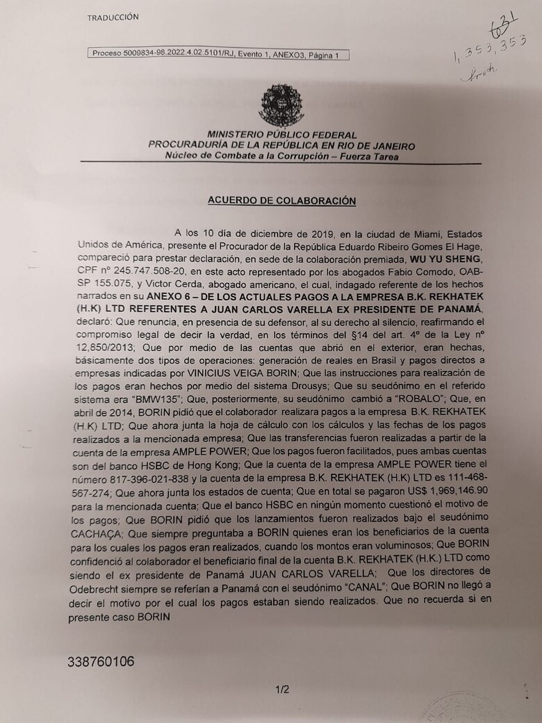 Confirmado: ‘Cachaza’ es el expresidente Juan Carlos Varela