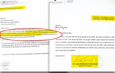 Minsa ignora petición de contratos de las vacunas