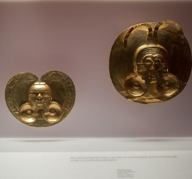 Muestra de oro colombiano expone el avance de orfebrería prehispánica