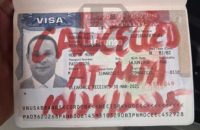 Revocan visa a Héctor Brands; embajador de Estados Unidos recuerda que ‘las visas son un privilegio, no un derecho’