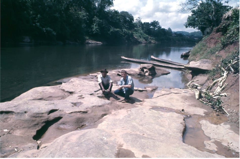 El sáhila Leónidas Brenes y la represa de Bayano, 1970
