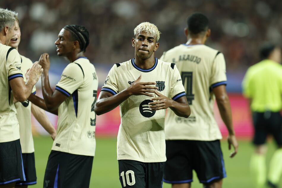 Lamine Yamal: ‘Es un sueño marcar con esta camiseta y este número, que es muy especial’