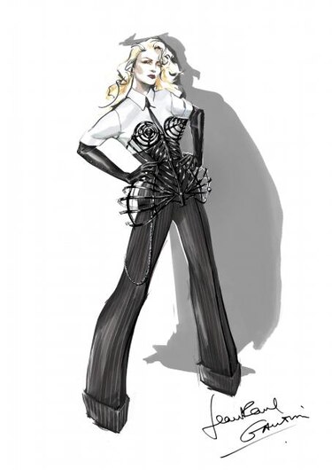 Madonna lucirá un Gaultier ‘3D’ en su nueva gira mundial