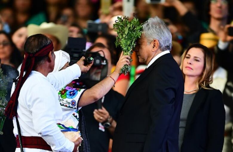 'Limpia' prehispánica marca comienzo de gobierno de López Obrador