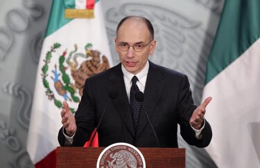 Letta muestra interés en impulsar la inversión italiana en México