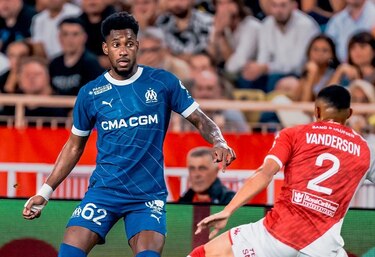 Michael Amir Murillo debutó en la derrota del Marsella ante el Mónaco