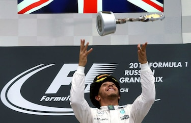 Lewis Hamilton gana en Rusia y se acerca a su tercer título Mundial