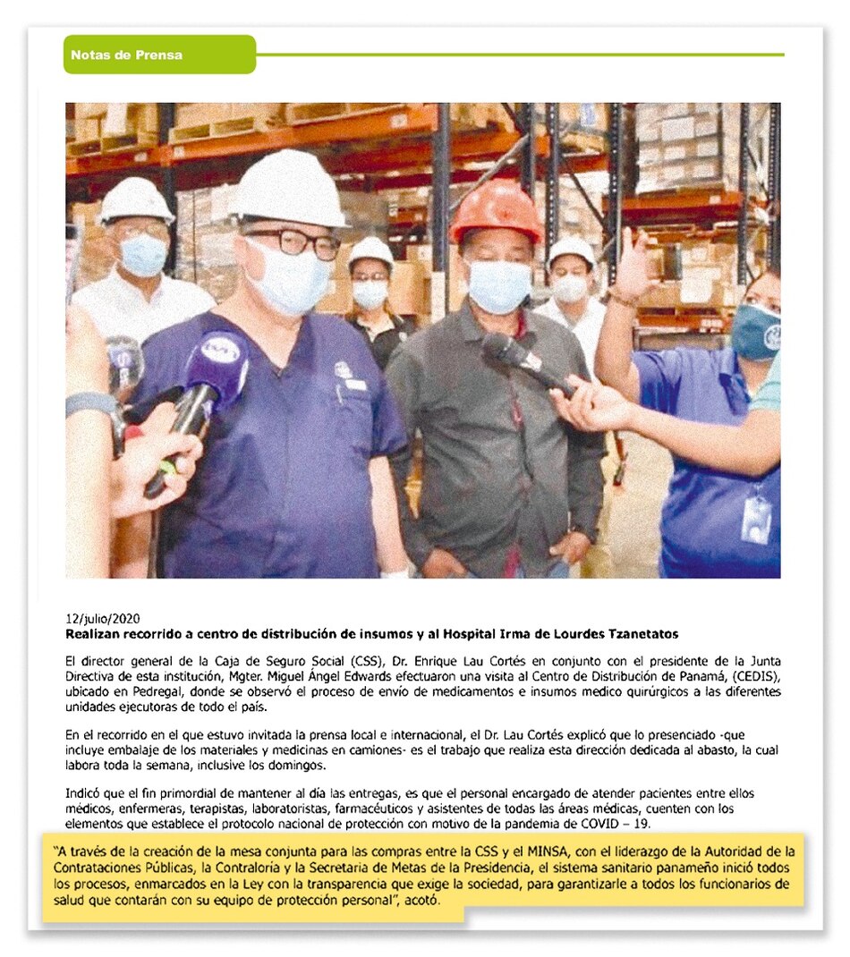 Aclaraciones a destiempo del Minsa y la Caja de Seguro Social