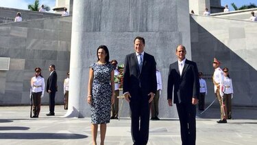 Presidente Varela sostiene encuentro con su homólogo Raúl Castro en Cuba