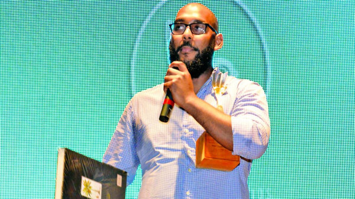 . Carlos ‘Chombolín’ Alba, de Íntimo, se llevó el premio a mejor chef de restaurante.