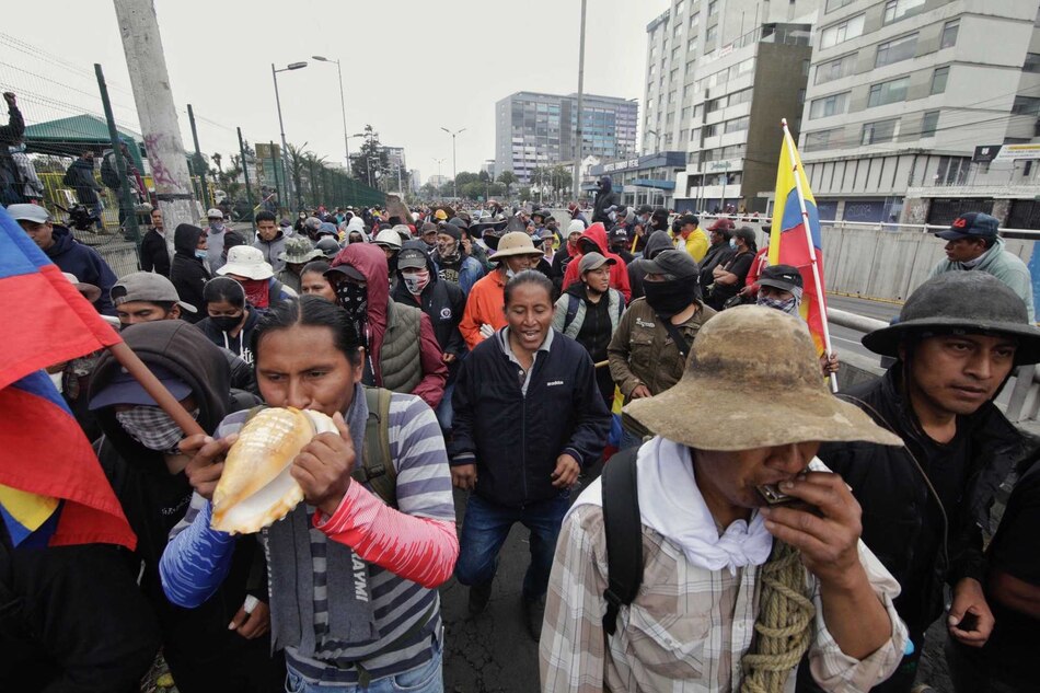 Indígenas ‘no quieren dialogar’, dice el Gobierno de Ecuador tras una jornada violenta