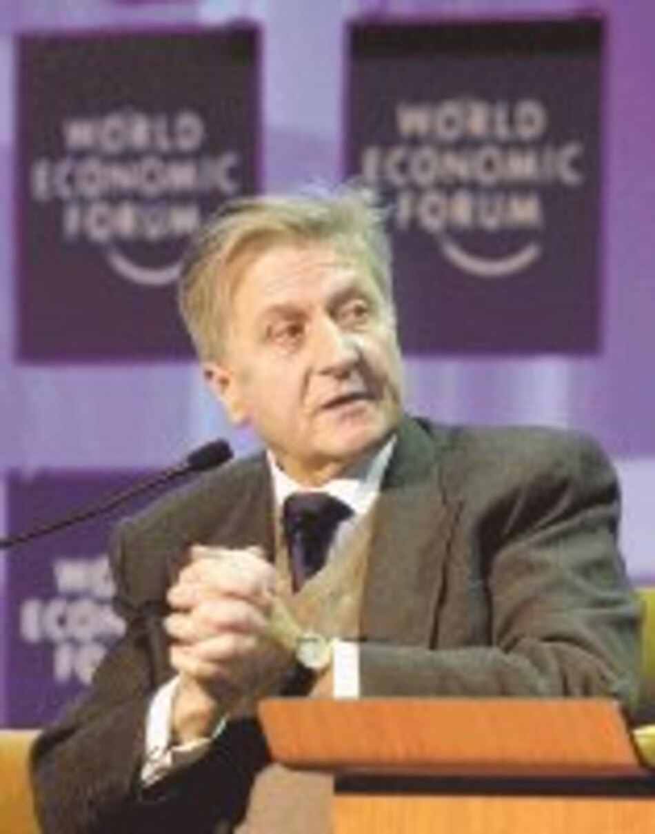 Trichet ve en oscilación del dólar peligro para la economía