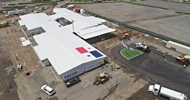 El hospital modular, luces y sombras de una obra inédita