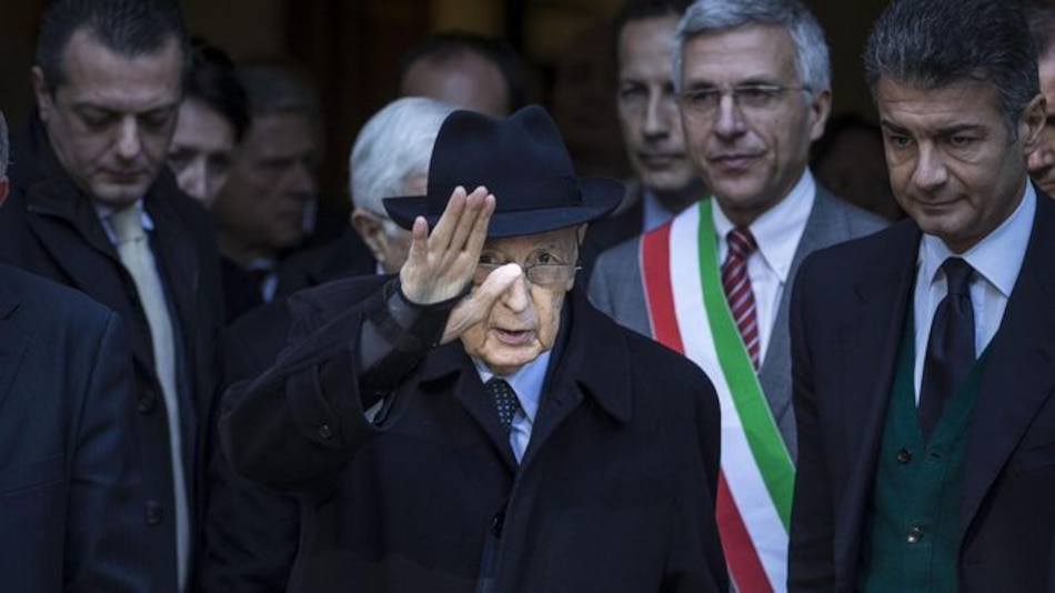 Renzi: El presidente italiano, Giorgio Napolitano, dimitirá 'en las próximas horas'