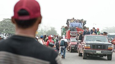 Migrantes empiezan a llegar a Ciudad de México