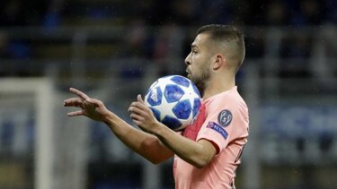 Jordi Alba vuelve a la selección contra Croacia y Bosnia