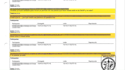 El expediente secreto del escándalo por armas en Panamá