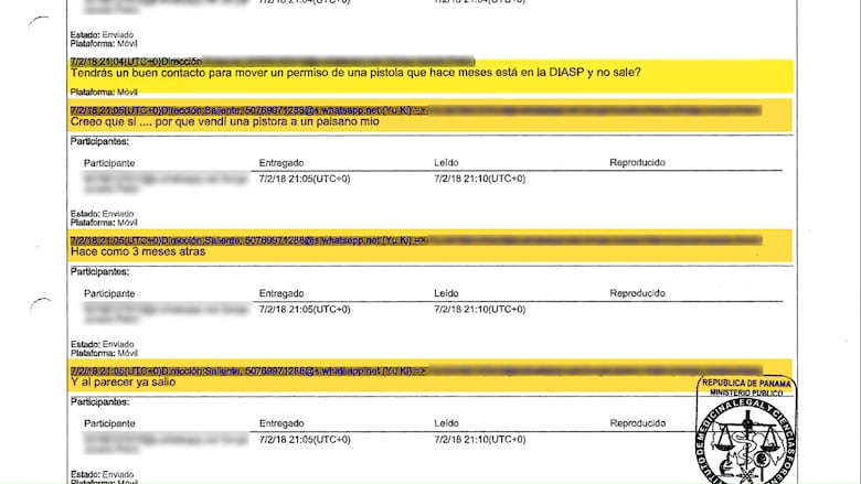 El expediente secreto del escándalo por armas en Panamá